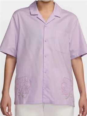 JORDAN Rose Embroidered
Cotton Camp Shirt